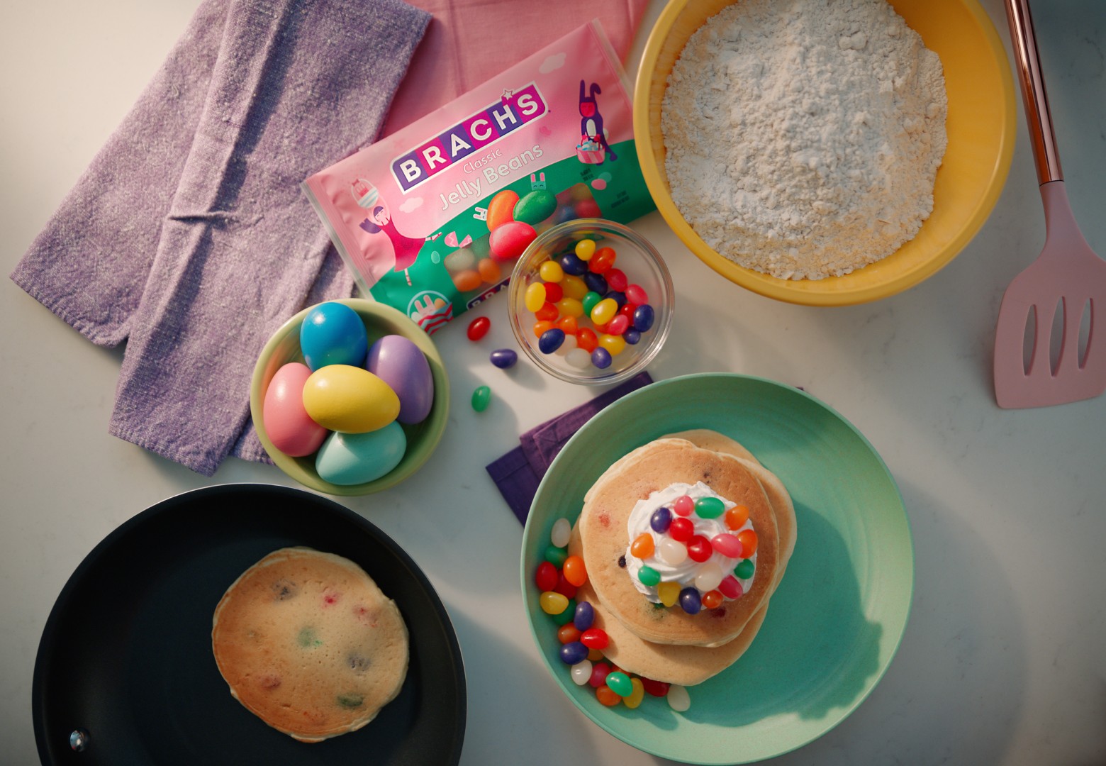 Classic Jelly Bean Pancakes