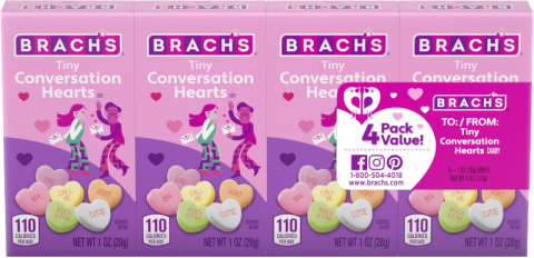 tiny conversation heart 4 pack